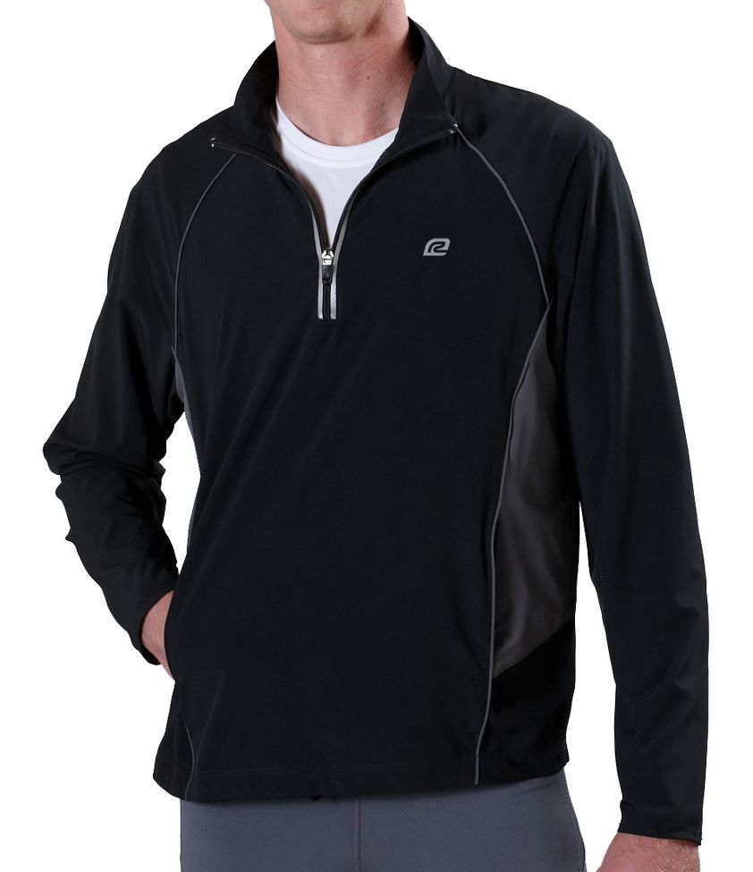 Mens Road Runner Sports Gravity Defying Long Sleeve 1/2 Zip Technical Tops