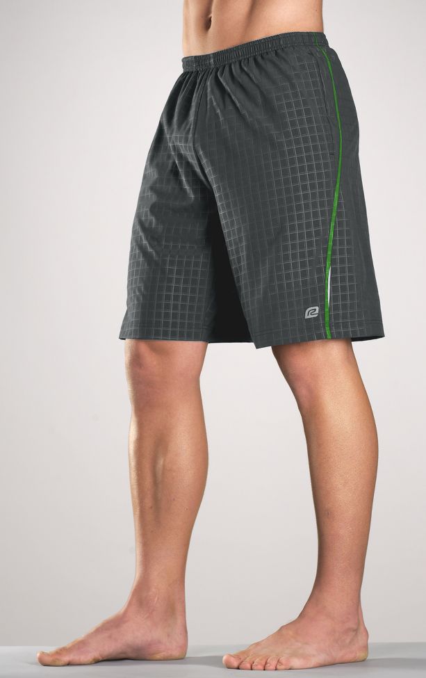 Mens Road Runner Sports All Sport 9" Grid Lined Shorts