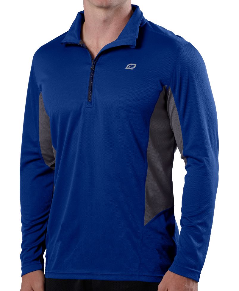 Mens Road Runner Sports Lighten Up Long Sleeve 1/2 Zip Technical Tops