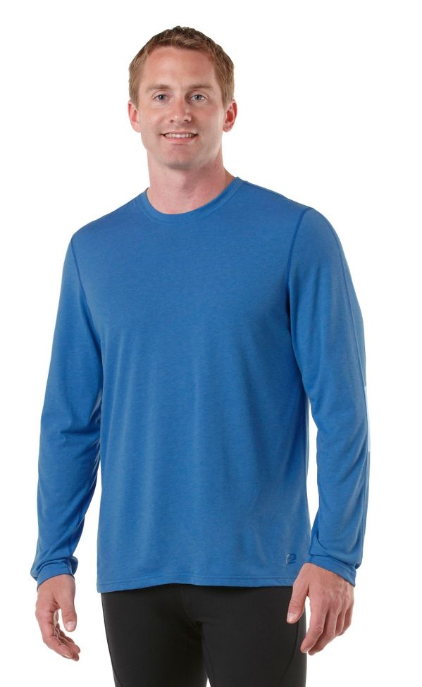 Mens R-Gear Go-To Crew Long Sleeve Long Sleeve No Zip Technical Tops