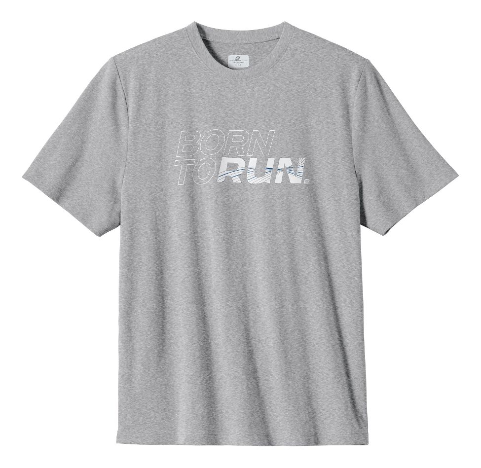 Mens Road Runner Sports Born to Run Short Sleeve Technical Tops