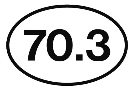 Runner Stickers 70.3 Sticker Fitness Equipment