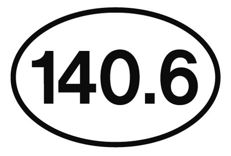 Runner Stickers 140.6 Sticker Fitness Equipment