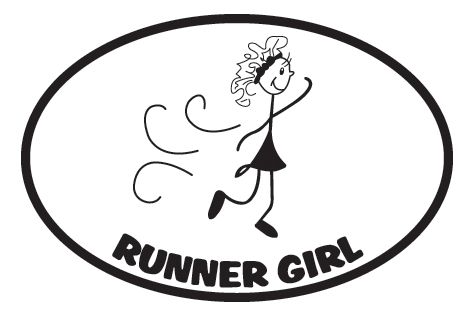 Runner Stickers Runner Girl Sticker Fitness Equipment