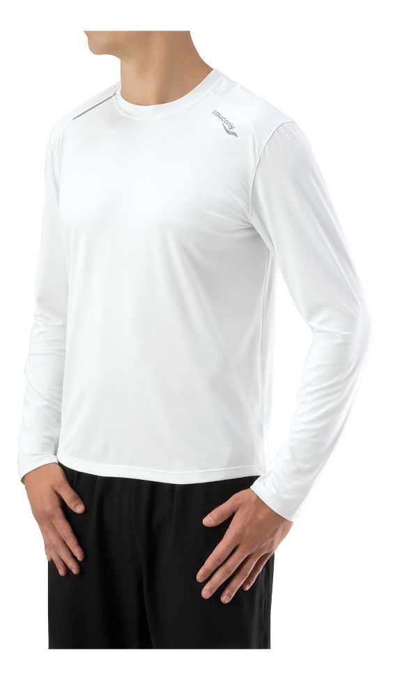 Mens Saucony Primo MXT Long Sleeve No Zip Technical Tops