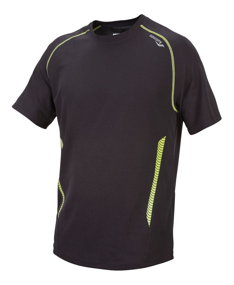 Mens Saucony Kinvara Short Sleeve Technical Tops
