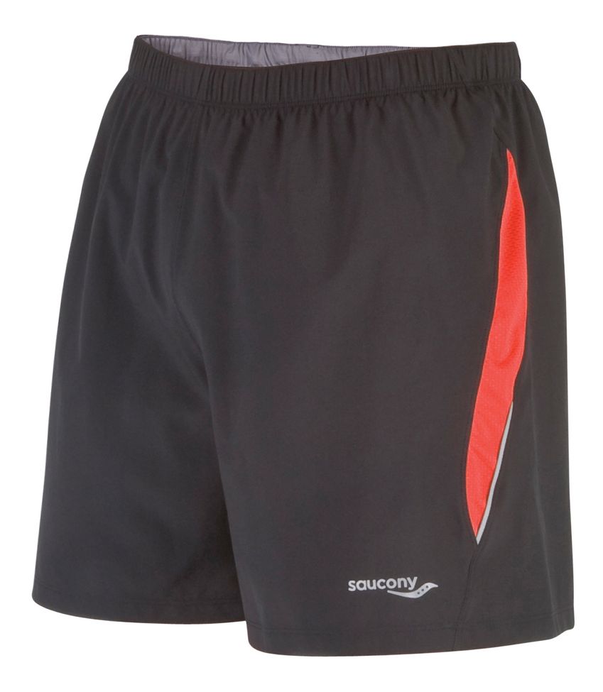 Mens Saucony Run Lux II Lined Shorts