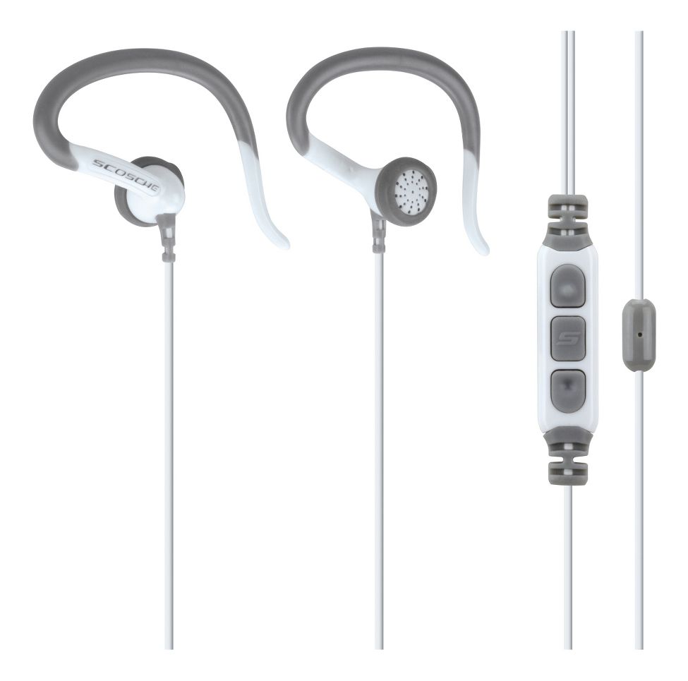 Scosche sportCLIPS earbuds with tapLINE III Remote & Mic Electronics