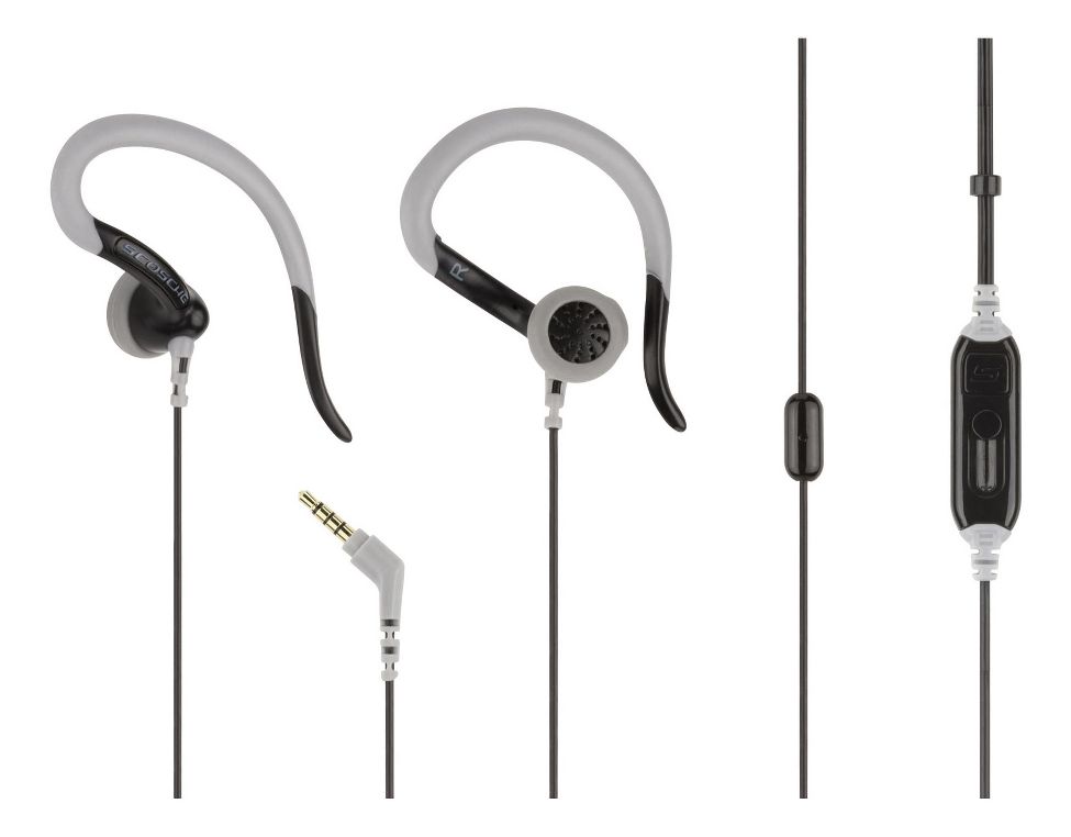 Scosche sportCLIPS earbuds with slideLINE Remote & Mic Electronics