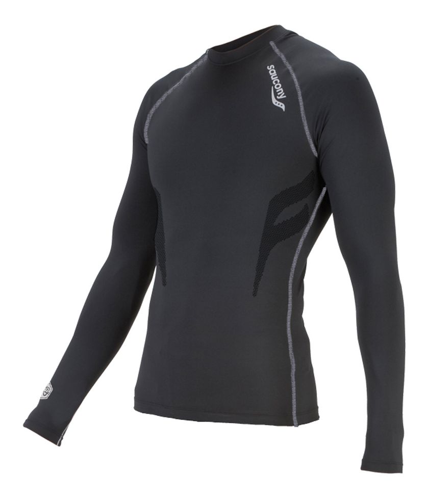 Womens Saucony Amp Pro Long Sleeve No Zip Technical Tops