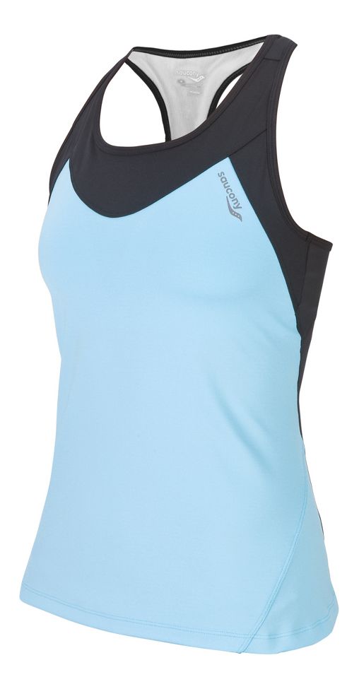 Womens Saucony Ignite LT Shimmel Tanks Technical Tops