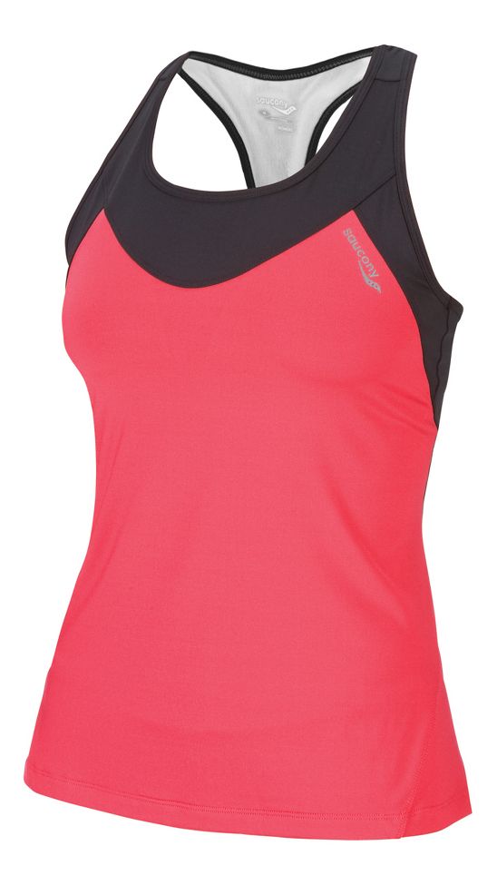 Womens Saucony Ignite LT Shimmel Tanks Technical Tops
