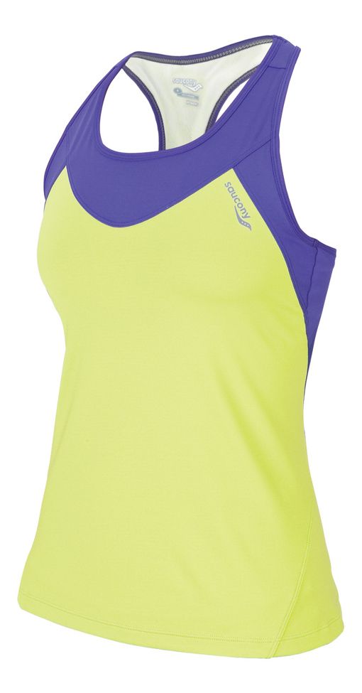Womens Saucony Ignite LT Shimmel Tanks Technical Tops