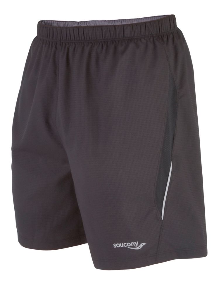 Mens Saucony Run Lux II Lined Shorts