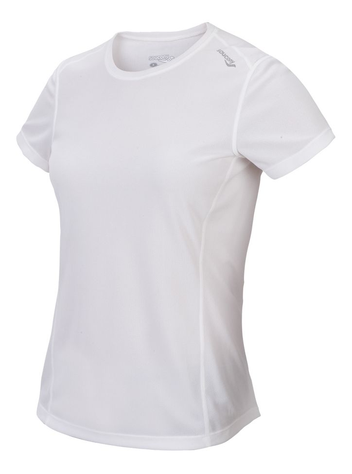 Womens Saucony Hydramax Short Sleeve Technical Tops