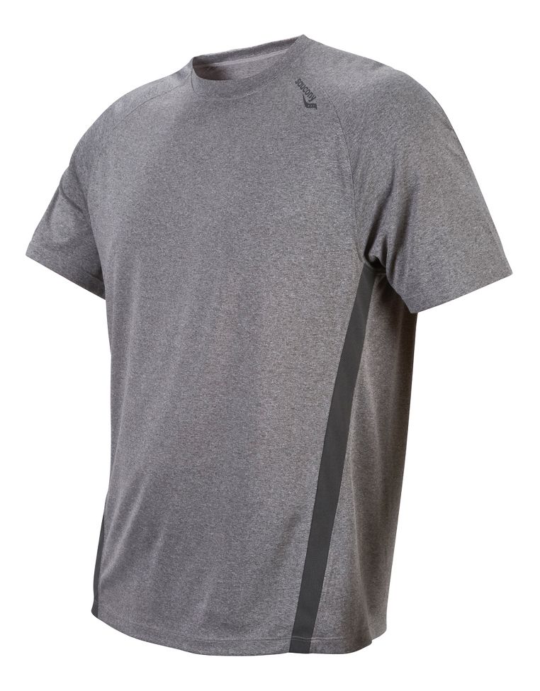 Mens Saucony Revel Short Sleeve Technical Tops