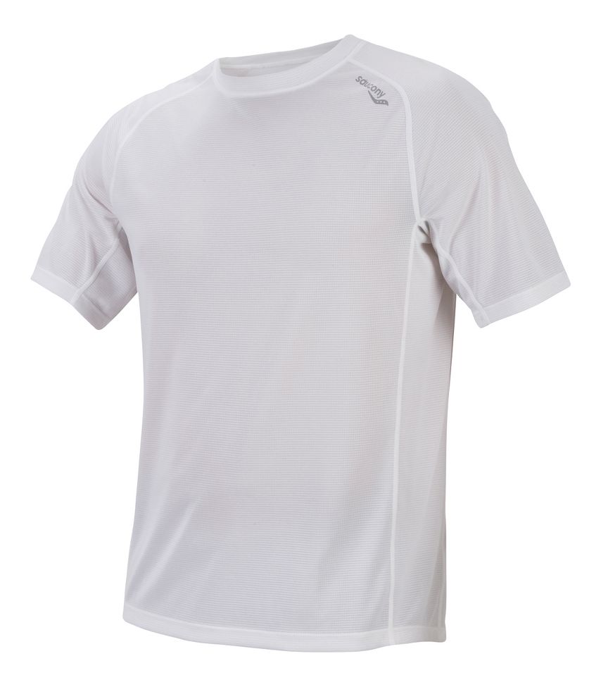 Mens Saucony Hydralite Short Sleeve Technical Tops