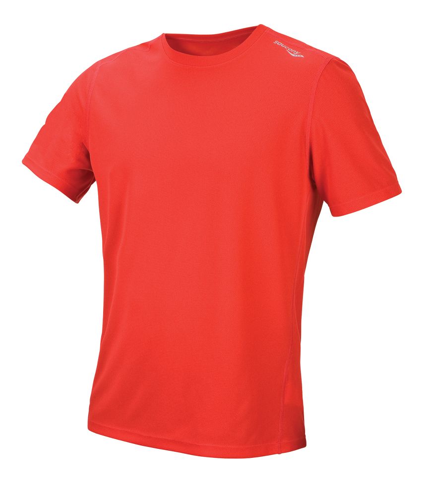 Mens Saucony Hydramax Short Sleeve Technical Tops