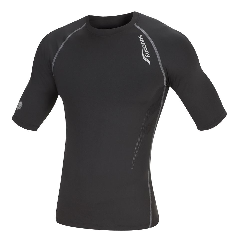 Mens Saucony Amp Pro Short Sleeve Technical Tops