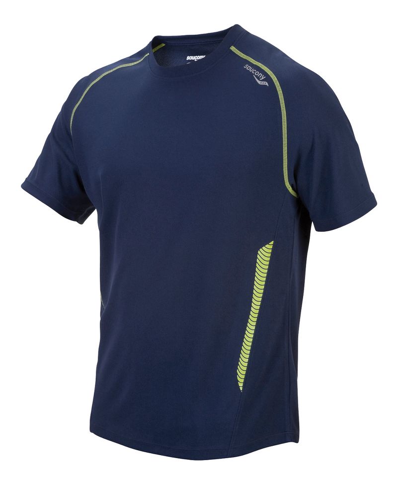 Mens Saucony Kinvara Short Sleeve Technical Tops