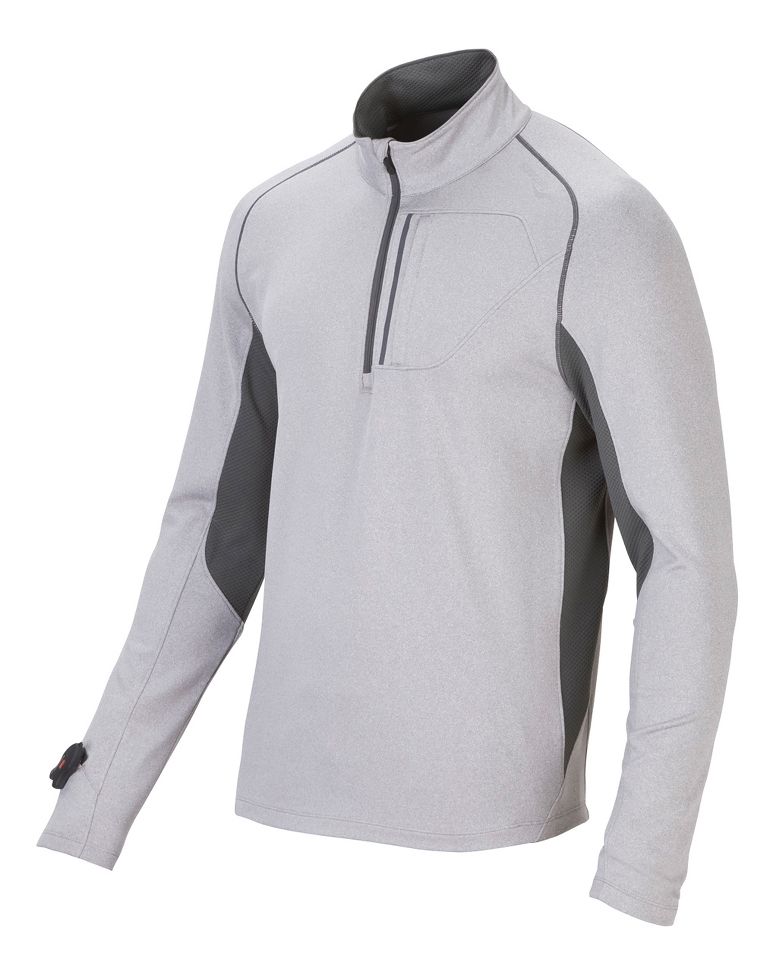 Mens Saucony Drylete Sportop Long Sleeve 1/2 Zip Technical Tops