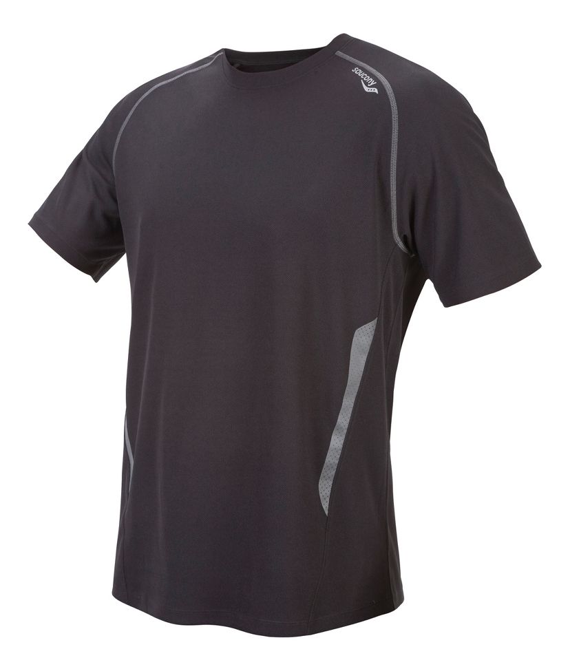Mens Saucony Run Strong Short Sleeve Technical Tops