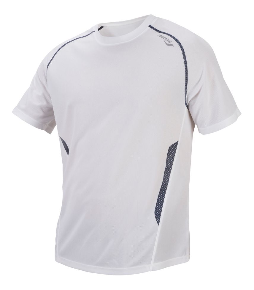 Mens Saucony Run Strong Short Sleeve Technical Tops