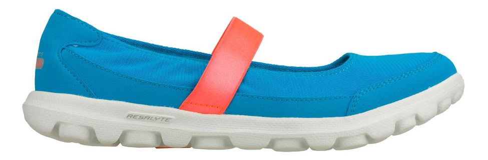 Womens Skechers GO Walk - Bright - Side Walking Shoe