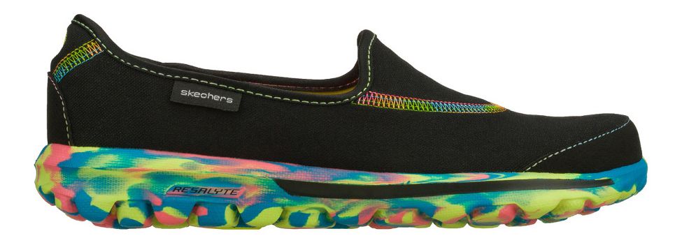 Womens Skechers GO Walk - Rainbow Walking Shoe