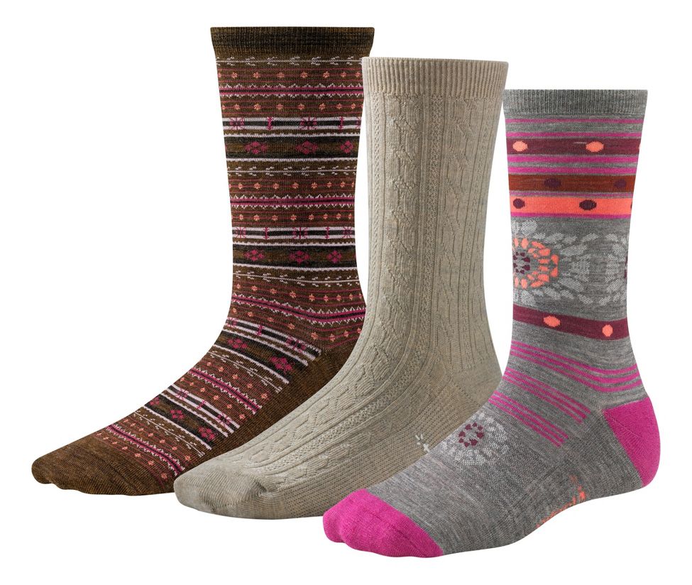 Womens Smartwool Ultra Comfy Trio Socks