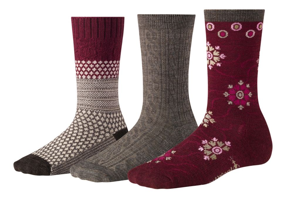 Womens Smartwool Ultra Comfy Trio Socks