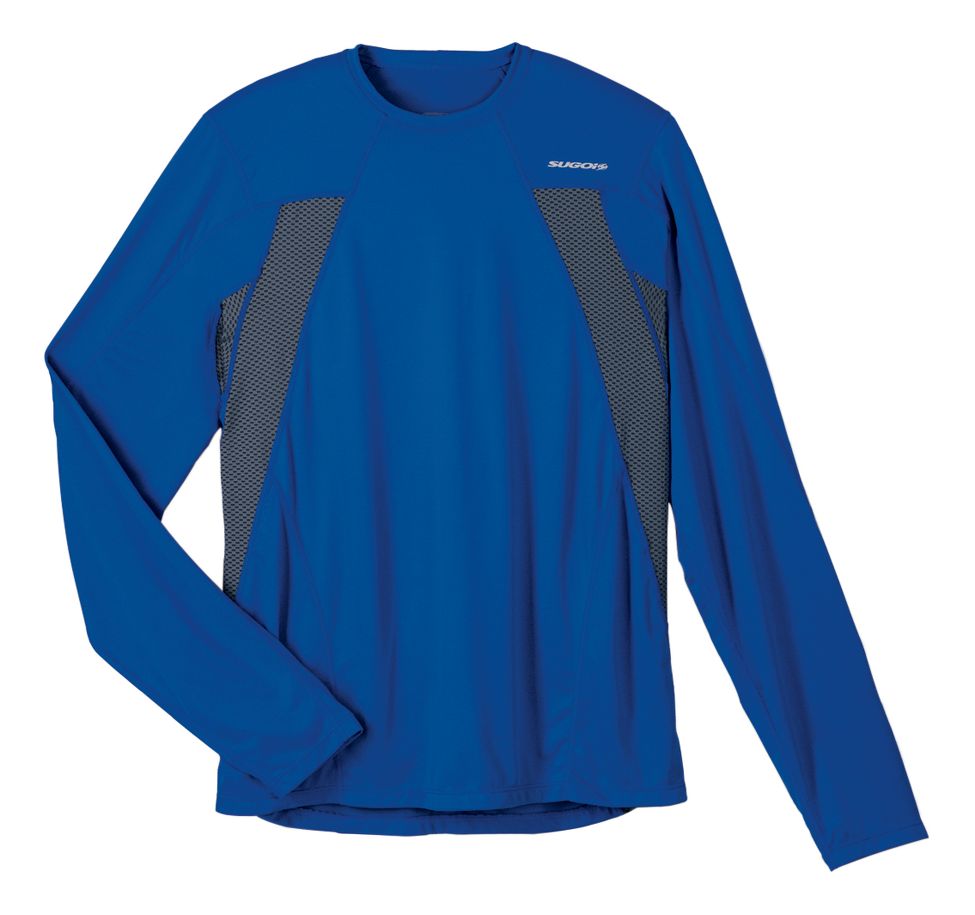 Mens Sugoi Trans Long Sleeve No Zip Top