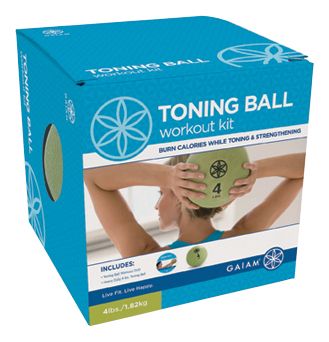 SPRI Toning Ball Workout Kit Fitness Equipment