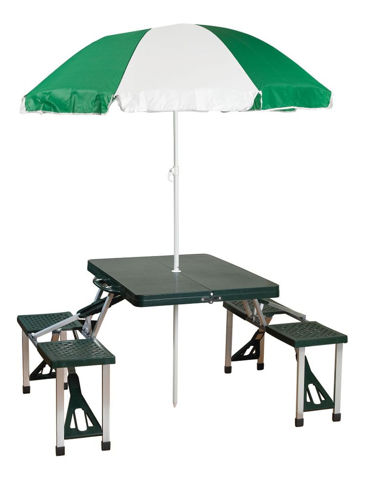 Stansport Table and Umbrella Combo Fitness Equipment