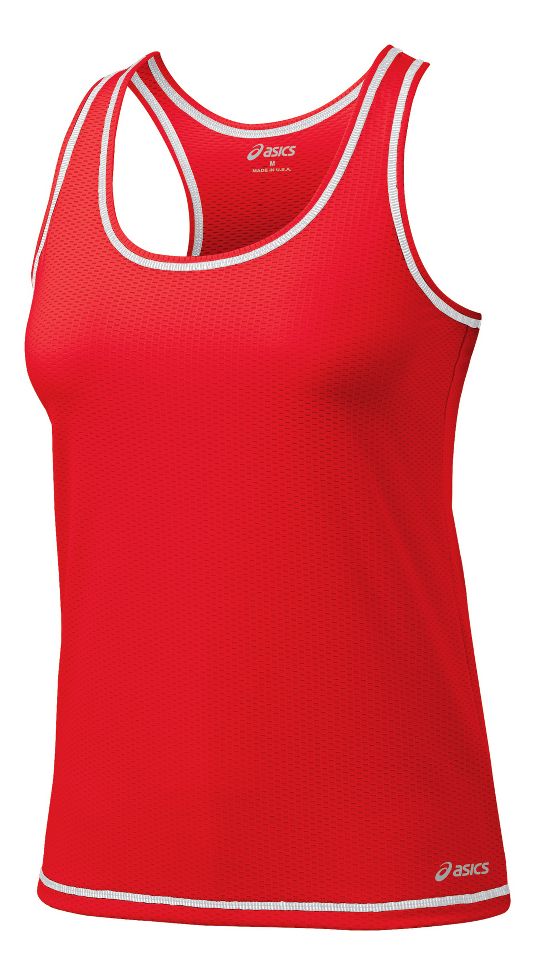 Womens ASICS Emma Singlet Tanks Technical Tops
