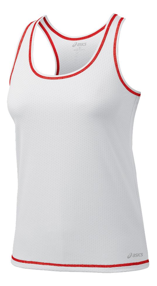 Womens ASICS Emma Singlet Tanks Technical Tops