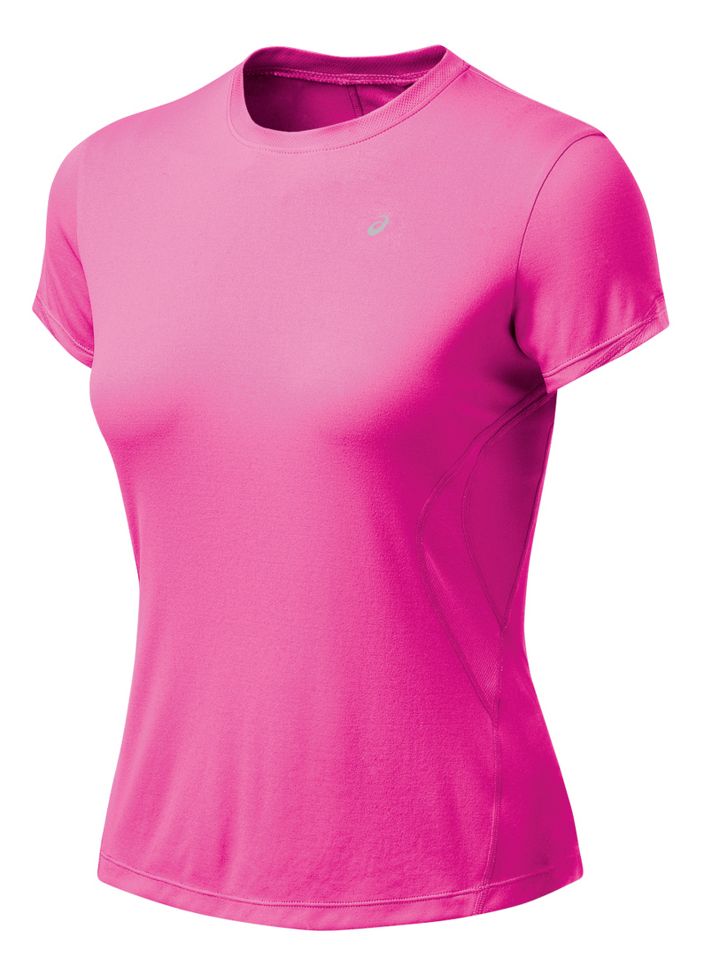 Womens ASICS Favorite Short Sleeve Technical Tops