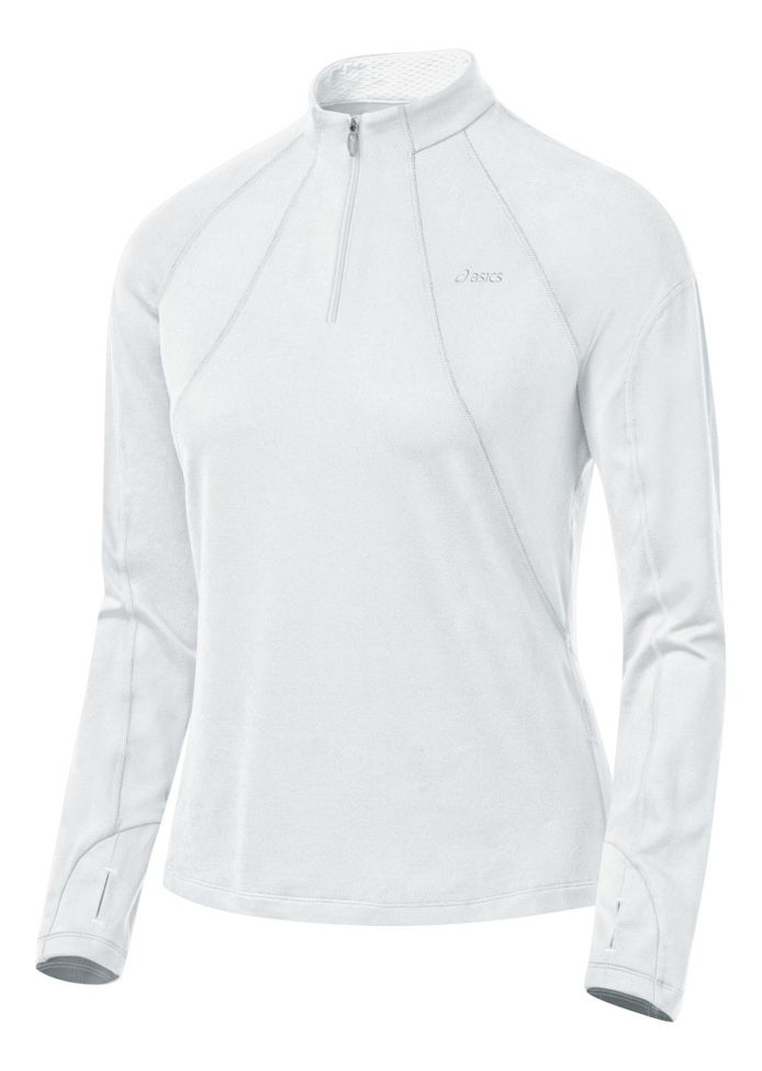 Womens ASICS Thermopolis LT Long Sleeve 1/2 Zip Technical Tops