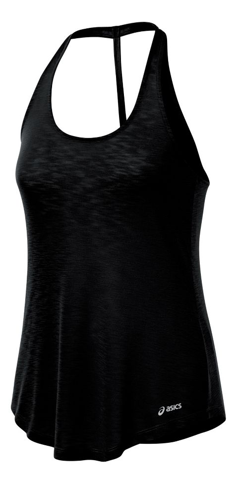 Womens ASICS PR Slub T-Back Tanks Technical Tops