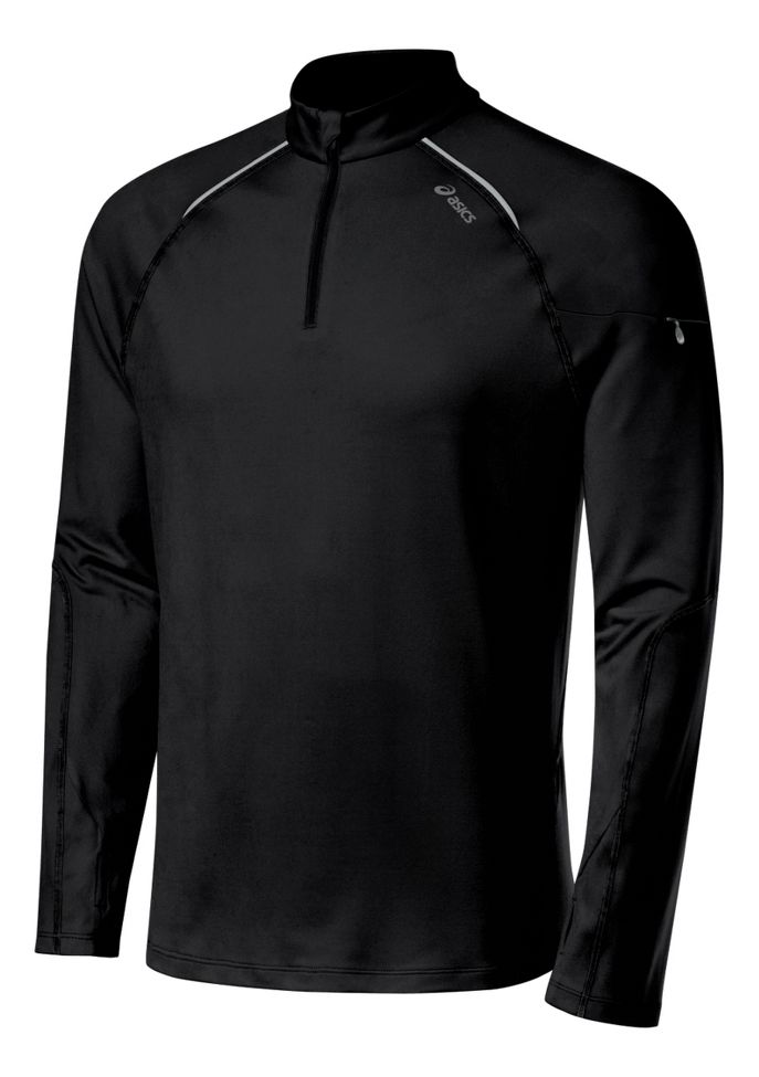 Mens ASICS Thermopolis LT Long Sleeve 1/2 Zip Technical Tops