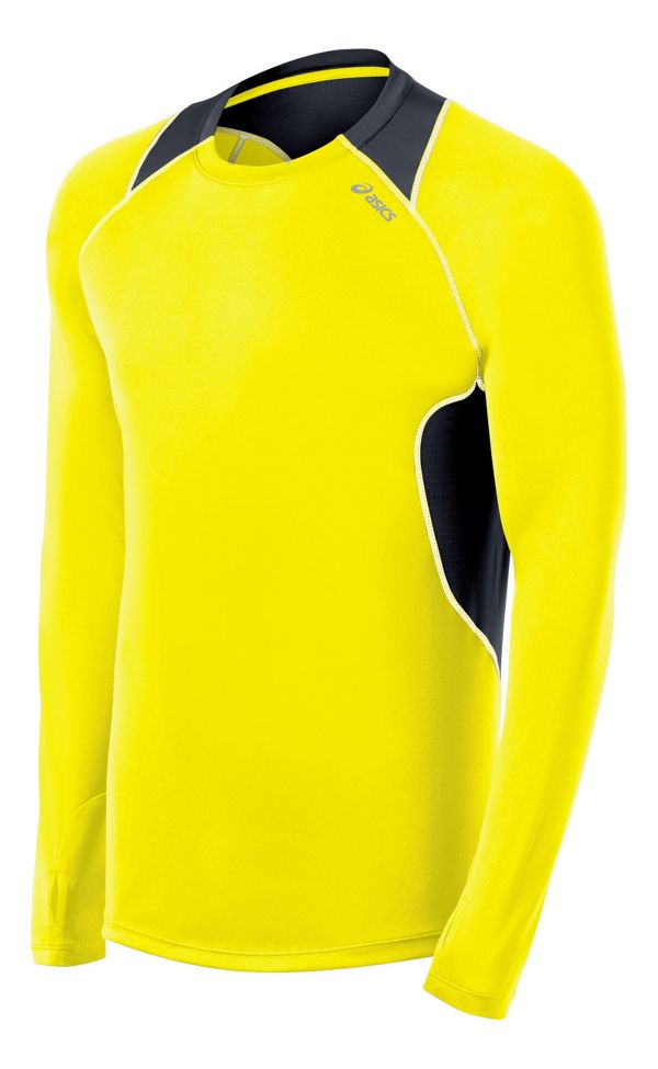 Mens ASICS Lite-Show Favorite Long Sleeve No Zip Technical Tops