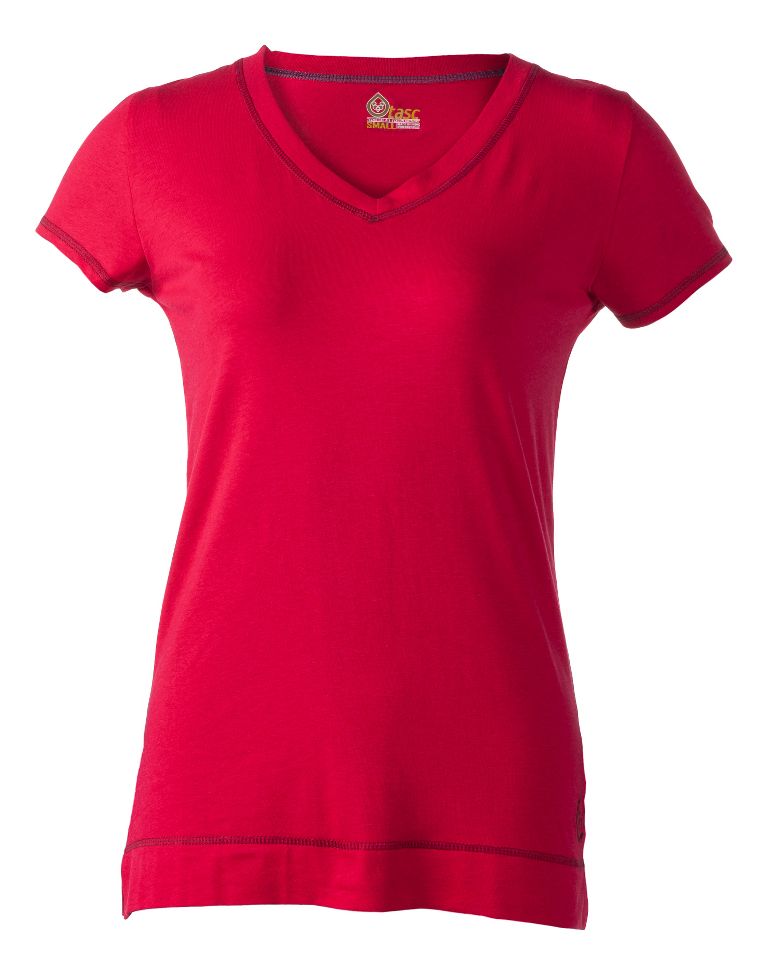 Womens Tasc Performance Streets V Short Sleeve Technical Tops