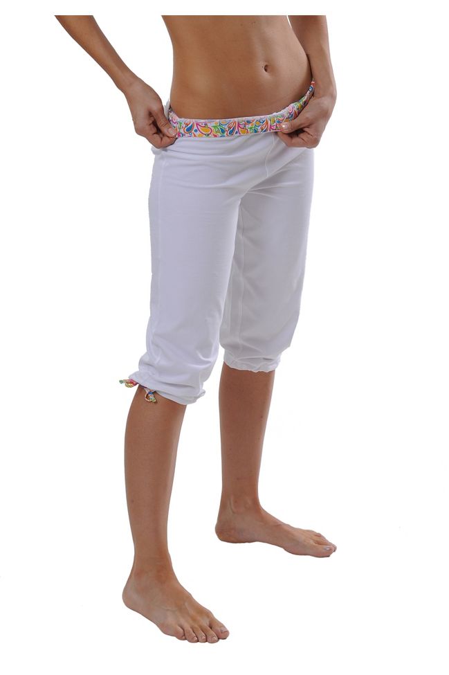 Womens tasc Performance Tie Crop Capri Pants
