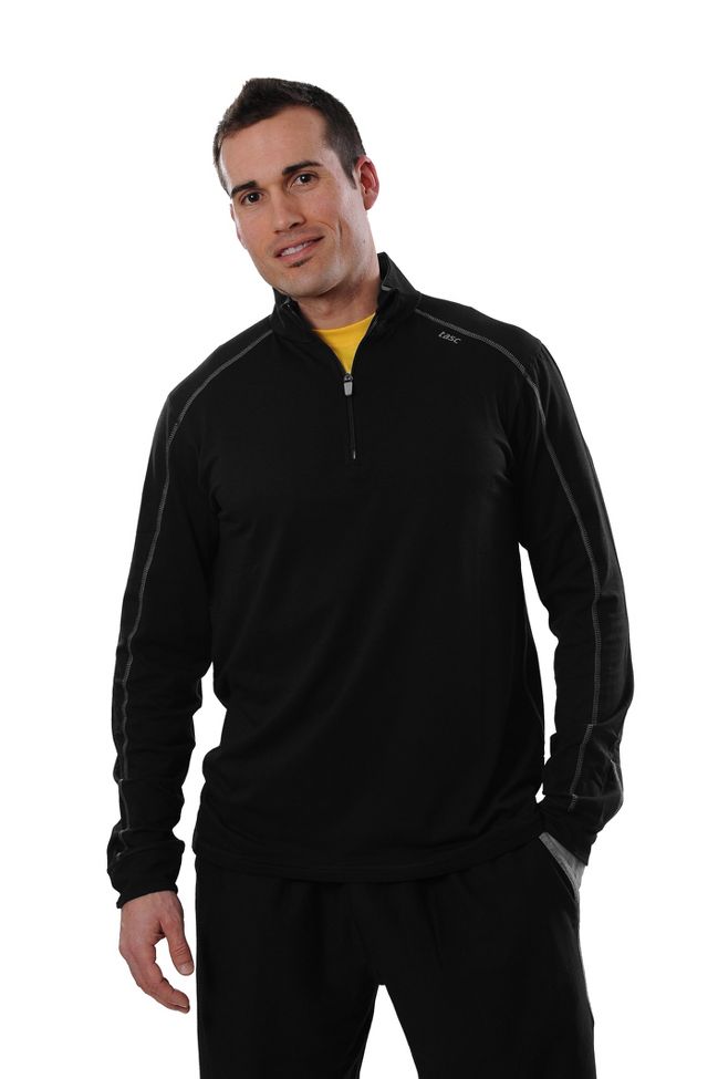Mens Tasc Performance Core Long Sleeve 1/2 Zip Technical Tops