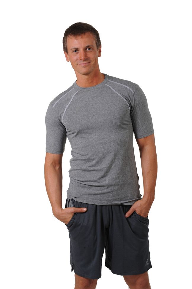 Mens tasc Performance Hybrid Fitted SS Crew Short Sleeve Technical Tops