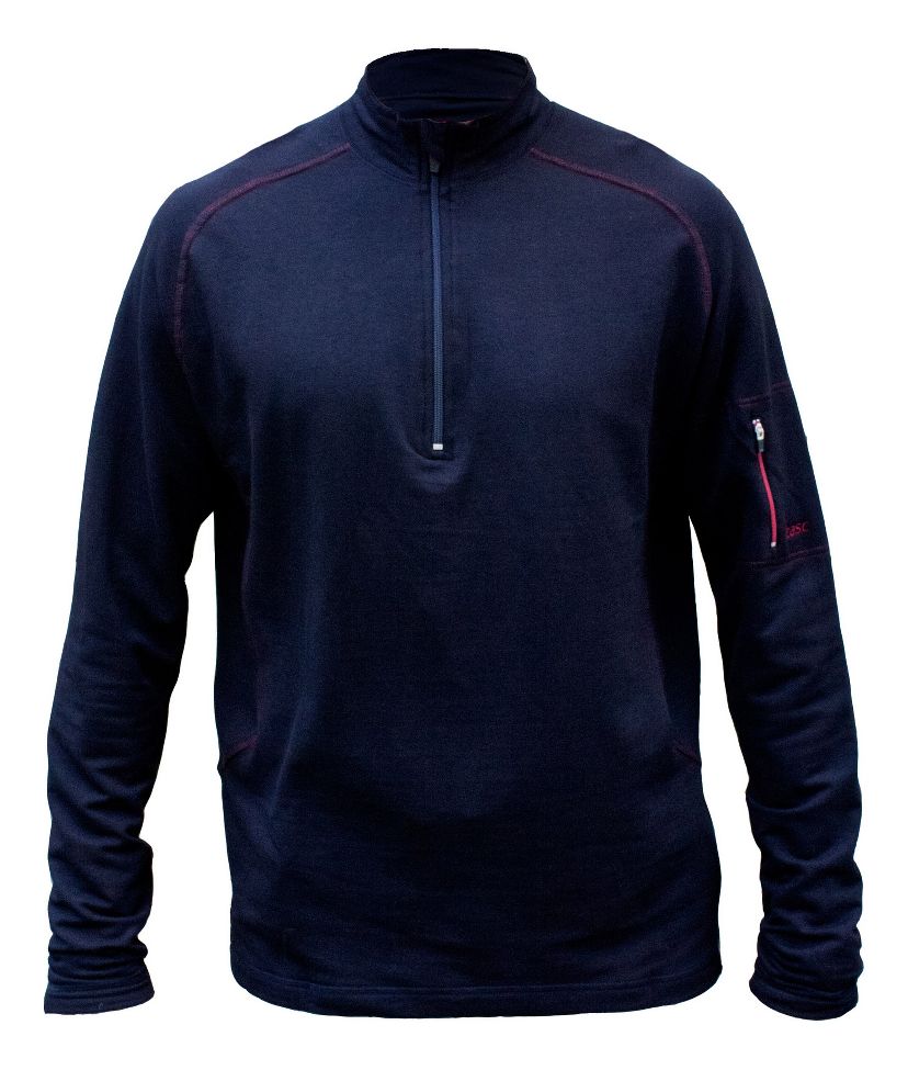 Mens Tasc Performance Draft 1/4-Zip Long Sleeve 1/2 Zip Technical Tops