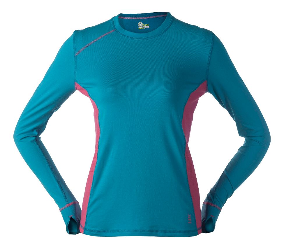 Womens Tasc Performance Motion T Long Sleeve No Zip Technical Tops
