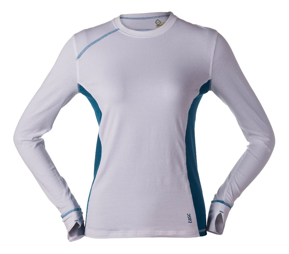 Womens Tasc Performance Motion T Long Sleeve No Zip Technical Tops
