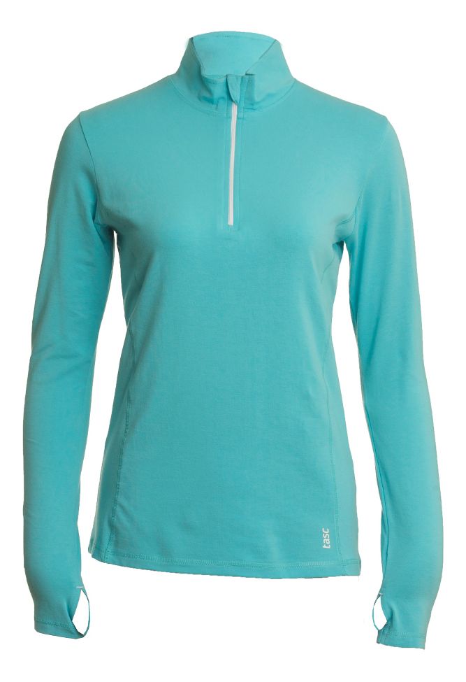 Womens Tasc Performance Sideline Long Sleeve 1/2 Zip Technical Tops