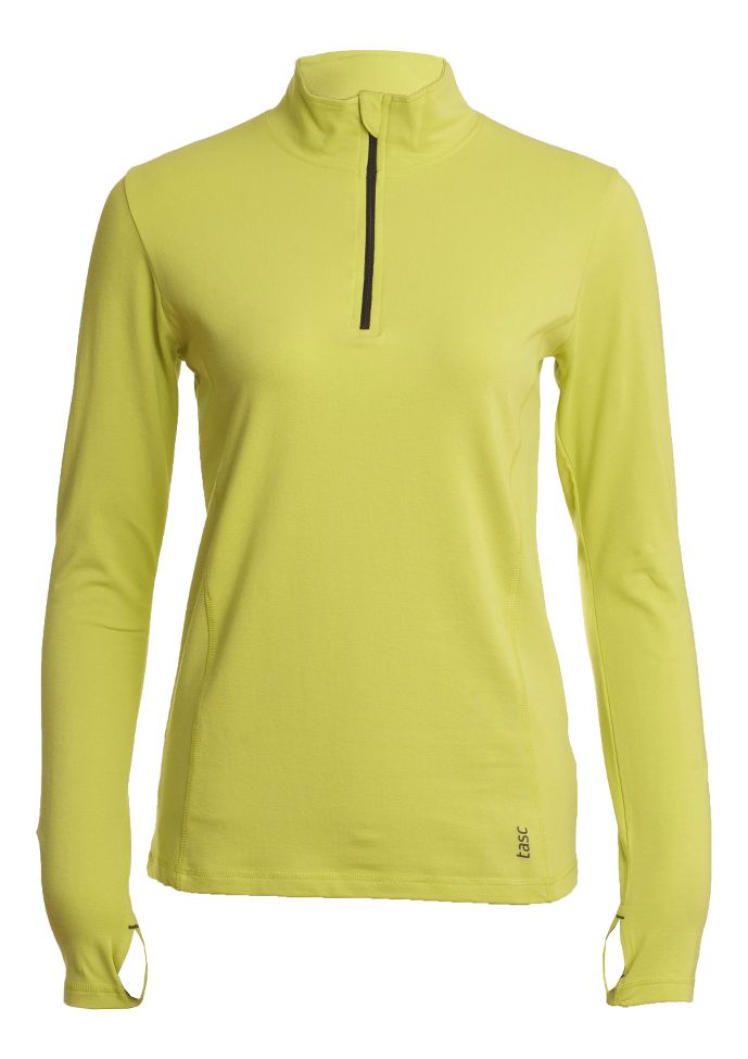 Womens Tasc Performance Sideline Long Sleeve 1/2 Zip Technical Tops